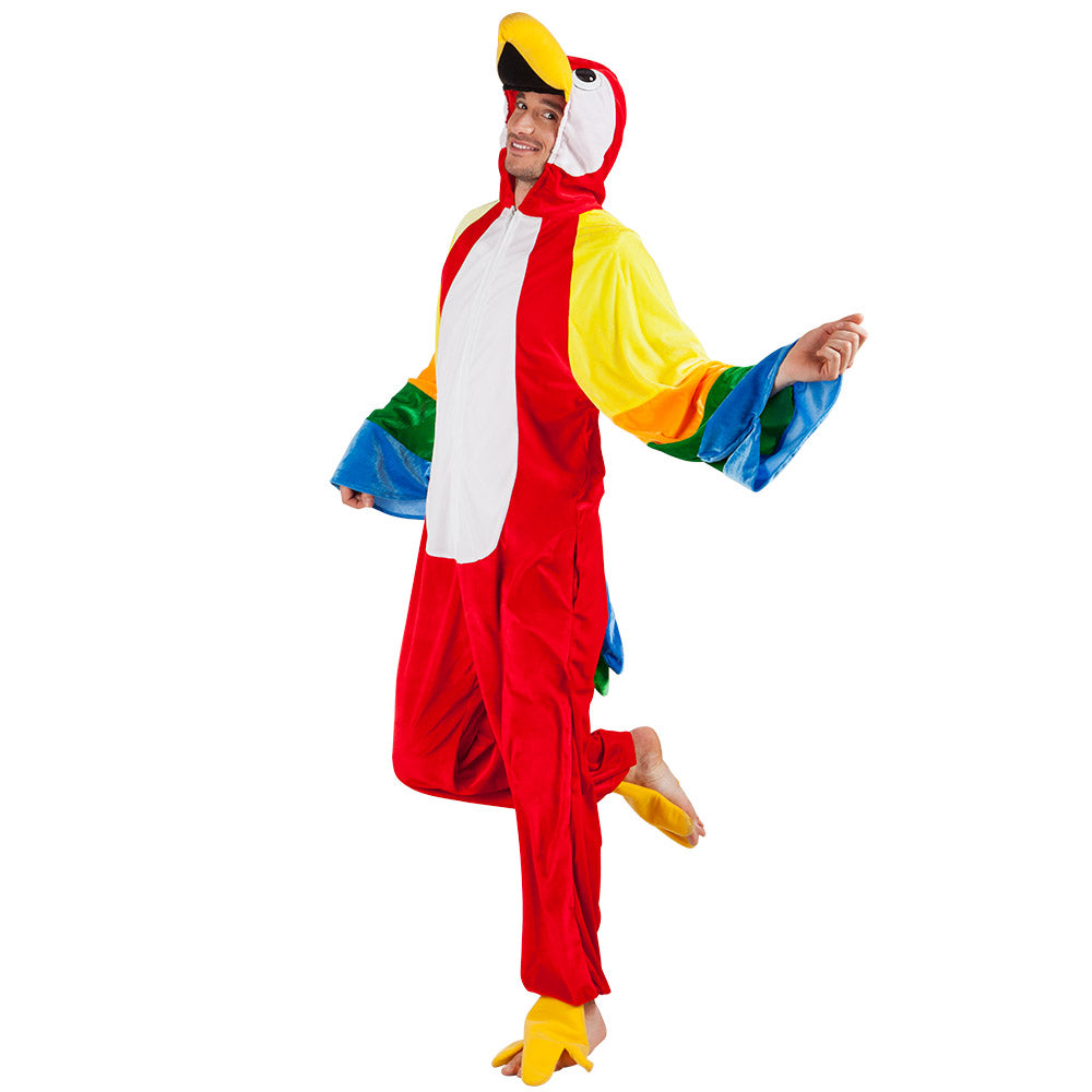 Déguisement Perroquet Tropical Adulte - Costume Coloré Unisexe