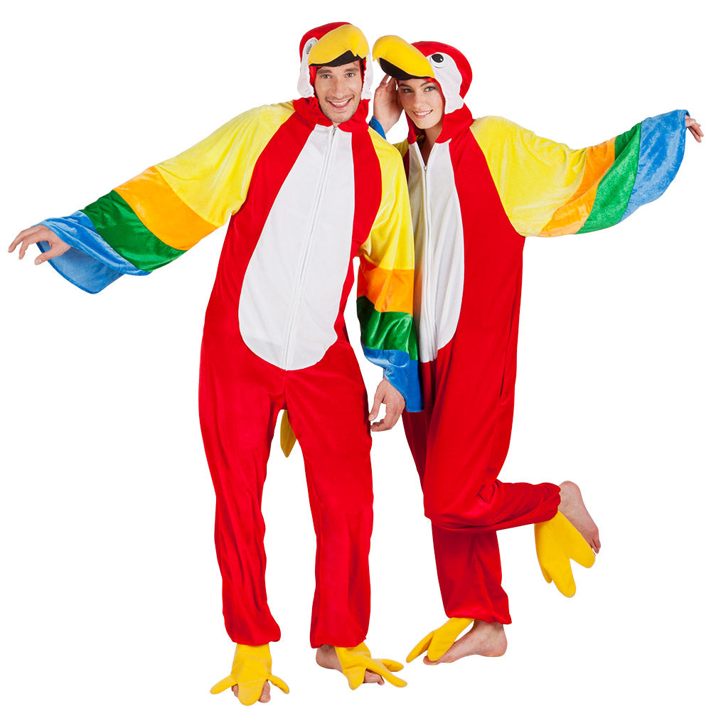 Déguisement Perroquet Tropical Adulte - Costume Coloré Unisexe