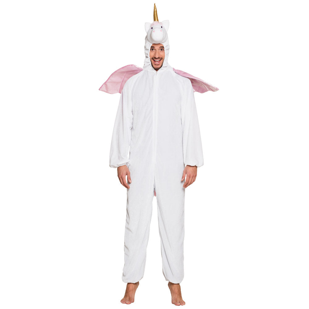 Déguisement Licorne Rose et Blanc Adulte - Costume Complet
