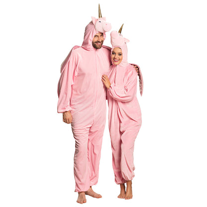 Déguisement Licorne Rose Adulte - Combinaison Intégrale
