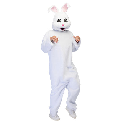 Déguisement Complet Lapin Blanc - Costume Mascotte Bunny