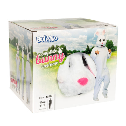 Déguisement Complet Lapin Blanc - Costume Mascotte Bunny
