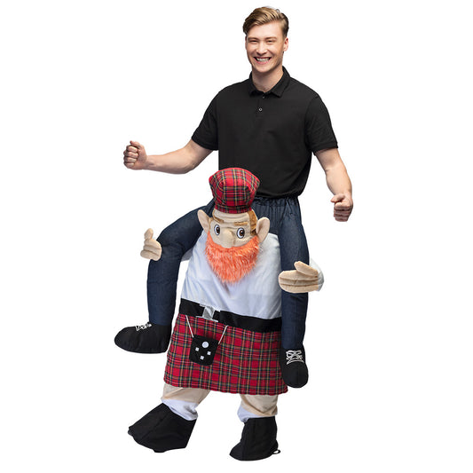 Costume Écossais Gnome à Chevaucher - Déguisement Adulte Drôle