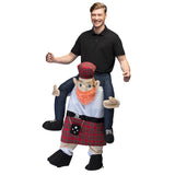 Costume Écossais Gnome à Chevaucher - Déguisement Adulte Drôle