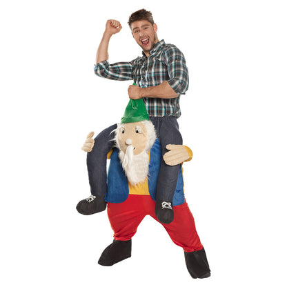 Costume Nain de Jardin Gonflable - Déguisement Adulte Hilarant