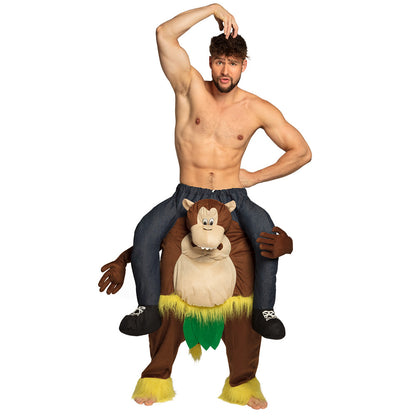 Déguisement Gorille Carrousel - Costume Singe Hilarant Adulte