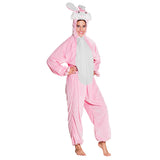 Déguisement Lapin Rose Adulte - Costume Intégral Peluche