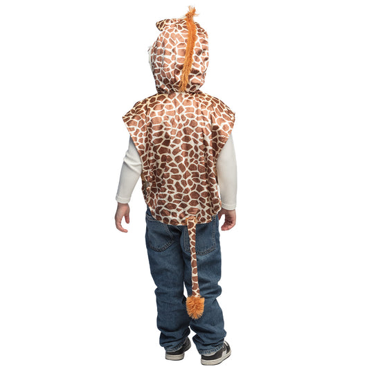 Déguisement Girafe Enfant - Cape et Capuche Avec Queue