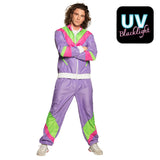 Déguisement Années 80 Survêtement Fluo UV Blacklight