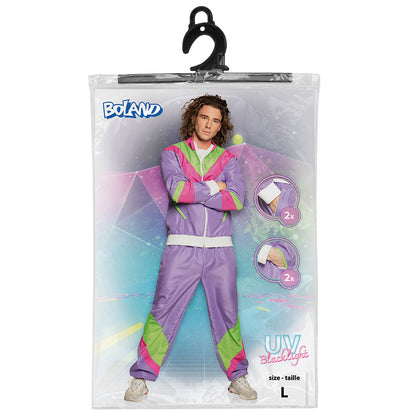 Déguisement Survêtement Années 80 Fluo UV Blacklight