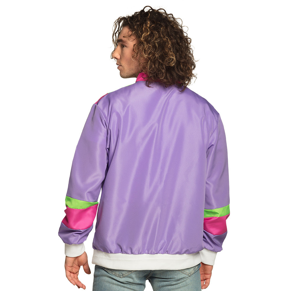 Veste Années 80 Néon UV Blacklight - Déguisement Rétro Fluo