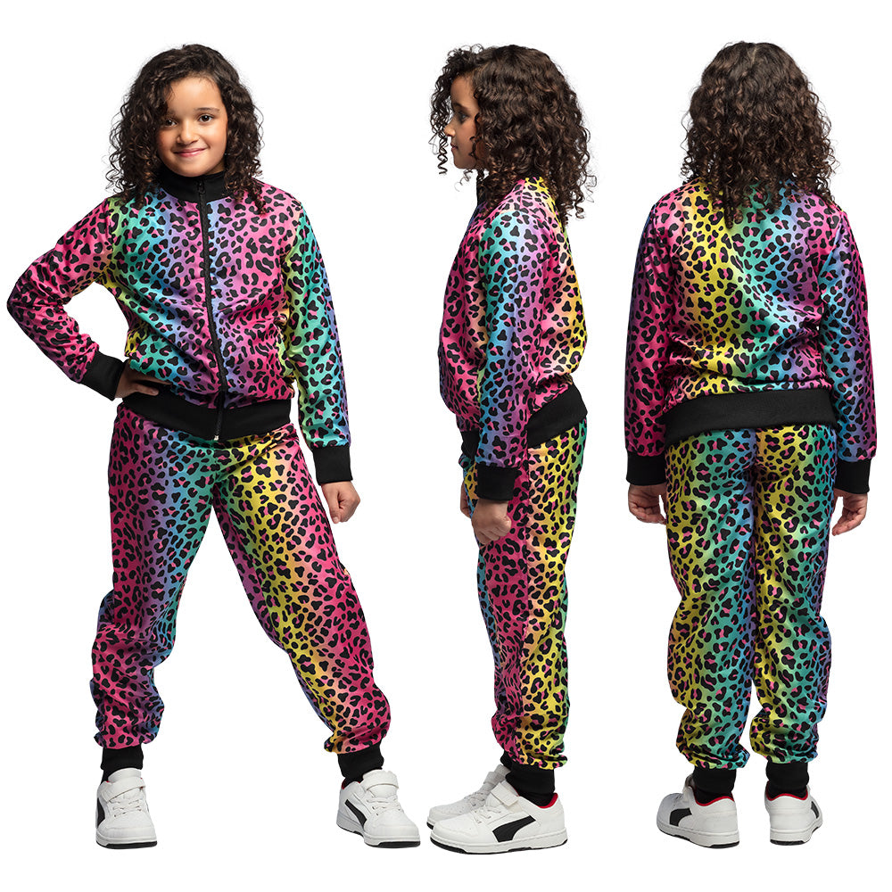 Survêtement Léopard Multicolore Enfant - Style 90s