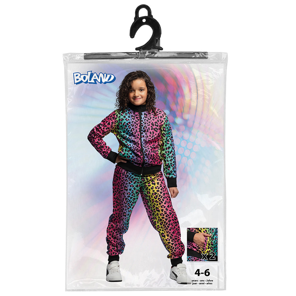 Survêtement Léopard Multicolore Enfant - Style 90s