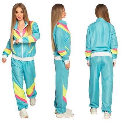 Déguisement Années 80 Femme Combinaison Néon Colorée UV