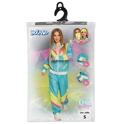 Déguisement Années 80 Femme Combinaison Néon Colorée UV