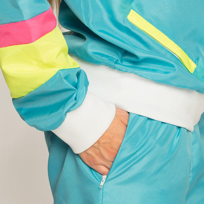 Survêtement Rétro Années 80 UV Blacklight - Déguisement Fluo