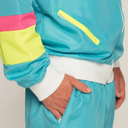 Déguisement Années 80 Survêtement Fluo Homme - UV Blacklight