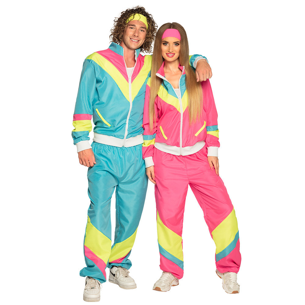 Bandeau UV Blacklight Fluo Rose - Accessoire Années 80