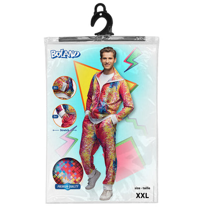 Combinaison Disco Rainbow Sequins Années 70 - Déguisement Premium