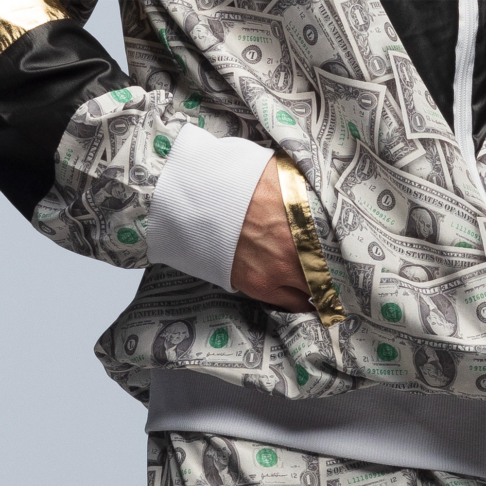 Survêtement Dollar Luxe Adulte - Déguisement Riche et Brillant