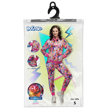 Combinaison Disco Boules à Facettes UV Blacklight - Taille S