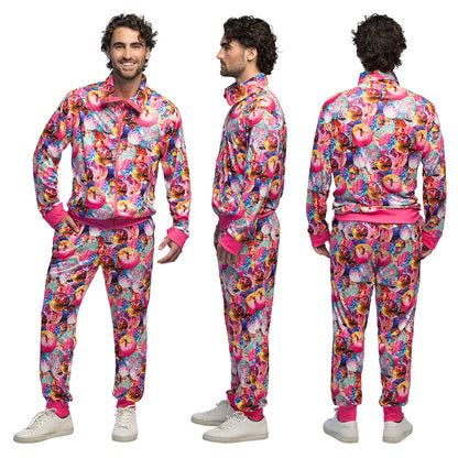 Combinaison Disco Boule Miroir Homme Années 70 Fluorescent