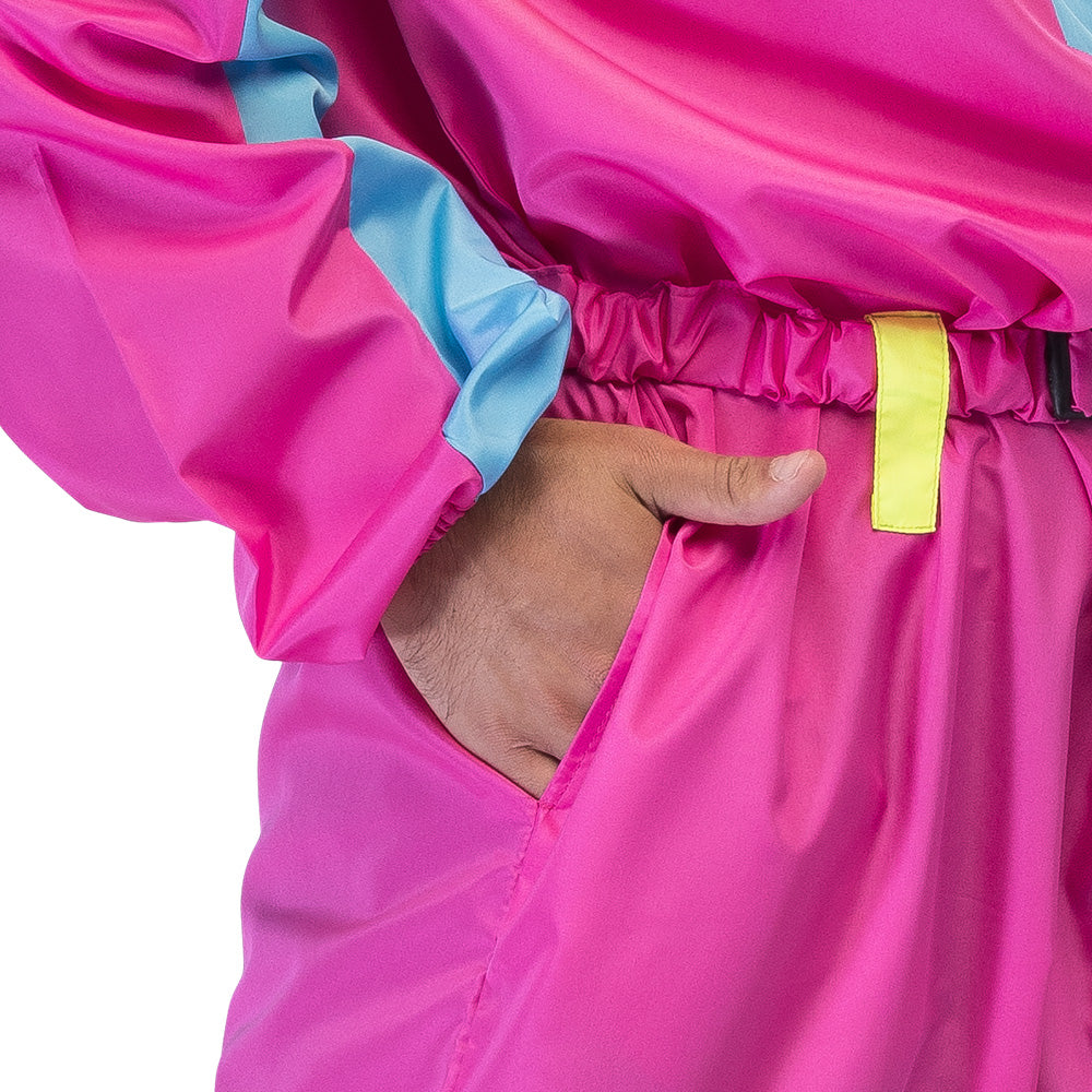 Combinaison Années 80 Fluo UV Blacklight - Déguisement Rétro