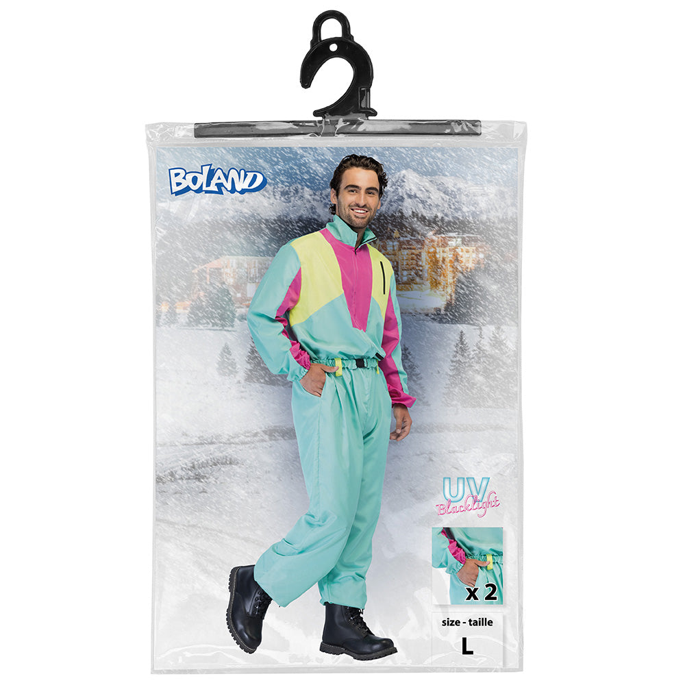Combinaison Rétro Fluo Années 80 Homme - Déguisement Disco UV