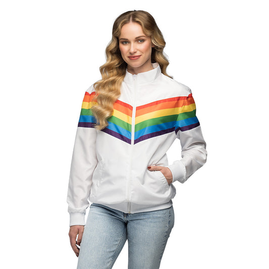 Veste Arc-en-Ciel Rétro - Style Années 80 Colorée