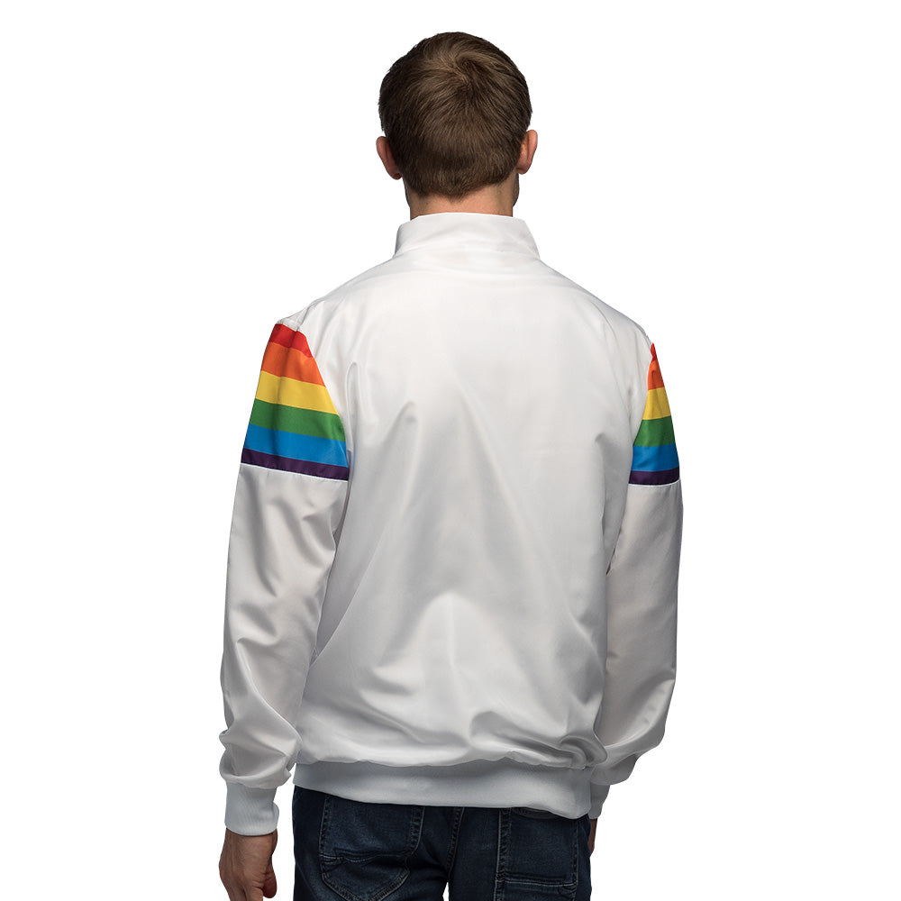 Veste Windbreaker Arc-en-ciel Rétro - Années 80 Couleurs Vives