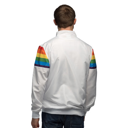 Veste Arc-en-ciel Rétro - Années 80 Disco Windbreaker