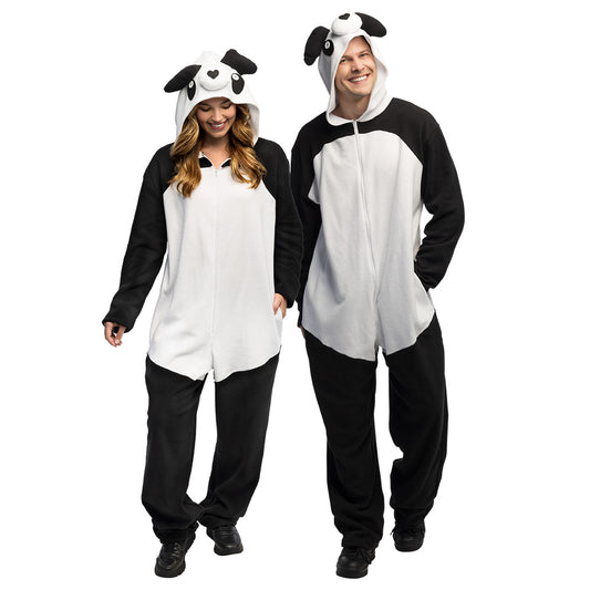 Déguisement Mouton Adulte - Combinaison Animale Noire et Blanche