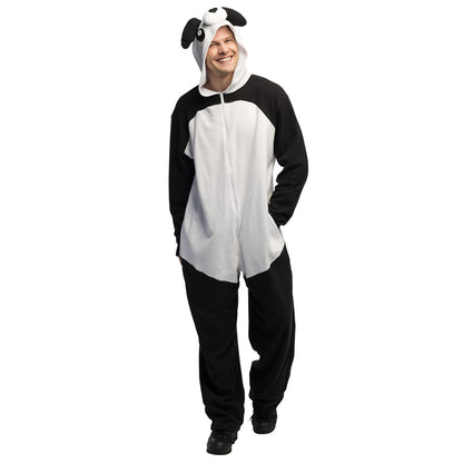 Déguisement Mouton Adulte - Combinaison Animale Noire et Blanche