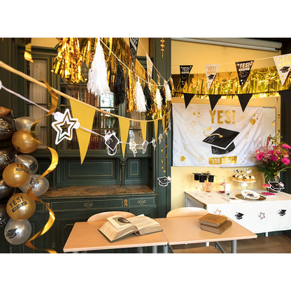 Ballons Graduation YES YOU DID IT - Décoration Remise de Diplôme