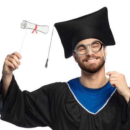 Kit 10 Photo Props Remise de Diplôme - Accessoires Fête Graduation