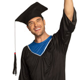 Toque de Graduation Noire avec Gland - Déguisement Étudiant