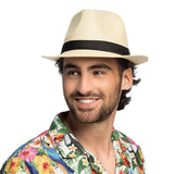 Chapeau Panama Homme Femme Noir - Style Borsalino Élégant