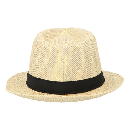 Chapeau Panama Homme Femme Noir - Style Borsalino Élégant