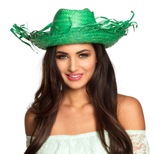 Chapeau de Paille Mexicain Coloré - 5 Couleurs