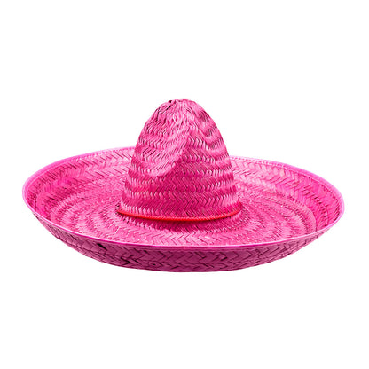 Sombrero Mexicain Paille Coloré - 5 Teintes Festives