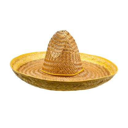 Sombrero Mexicain Paille Coloré - 5 Teintes Festives
