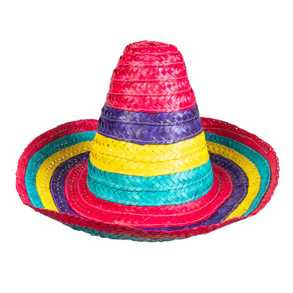 Sombrero Mexicain Coloré - Chapeau de Fête Enfant/Adulte