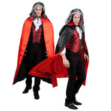 Déguisement Vampire Deluxe - Cape Réversible Rouge et Noir