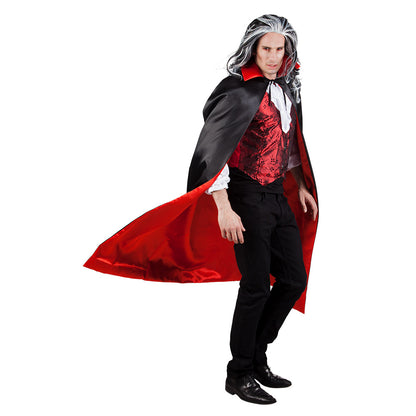 Déguisement Vampire Deluxe - Cape Réversible Rouge et Noir
