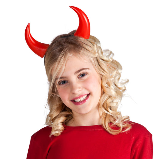 Cornes de Diable Rouge - Serre-tête Déguisement Halloween