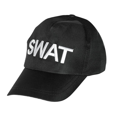 Casquette SWAT noire - Accessoire déguisement policier