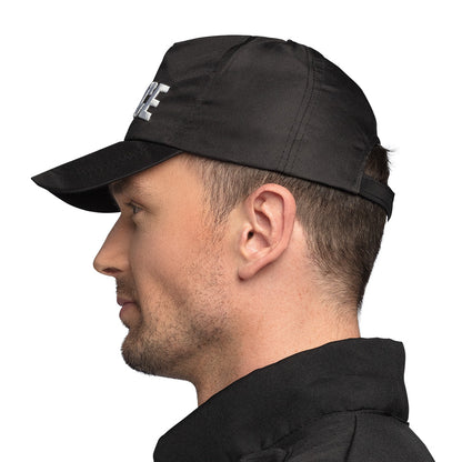 Casquette Police Noire - Accessoire Déguisement Adulte