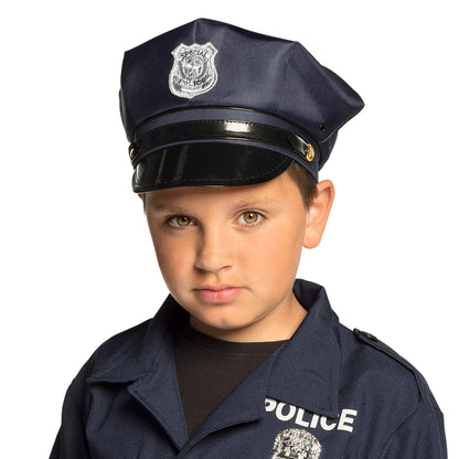 Casquette Police Enfant Avec Badge Special Police