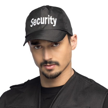 Casquette Security Noire - Accessoire Professionnel de Sécurité