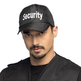Casquette Security Noire - Accessoire Professionnel de Sécurité